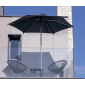 Зонт профессиональный Scolaro Lido Titanium алюминий, акрил титан, антрацит Фото 7