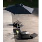 Зонт профессиональный Scolaro Lido Titanium алюминий, акрил титан, антрацит Фото 8