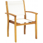Кресло деревянное Tagliamento Halikarnas Textilene ироко, текстилен Фото 1