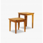 Столик деревянный кофейный Tagliamento Side Table ироко Фото 3