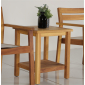 Столик деревянный кофейный Tagliamento Efes ироко Фото 4