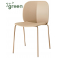 Стул пластиковый Scab Design Mentha Go Green сталь, технополимер тортора Фото 1