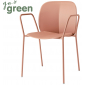 Кресло пластиковое Scab Design Mentha Go Green сталь, технополимер карамельный Фото 1