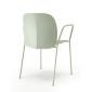 Кресло пластиковое Scab Design Mentha Go Green сталь, технополимер зеленый шалфей Фото 4