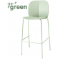 Стул пластиковый полубарный Scab Design Mentha Go Green сталь, технополимер зеленый шалфей Фото 1