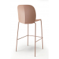 Стул пластиковый барный Scab Design Mentha Go Green сталь, технополимер карамельный Фото 4