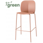 Стул пластиковый барный Scab Design Mentha Go Green сталь, технополимер карамельный Фото 1