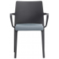Кресло пластиковое с мягким сиденьем PEDRALI Volt HB стеклопластик, полипропилен, ткань Фото 1