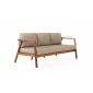 Комплект деревянной плетеной мебели Tagliamento Idea ироко, роуп, ткань Фото 6