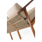 Комплект деревянной плетеной мебели Tagliamento Idea ироко, роуп, ткань Фото 16