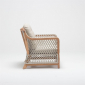 Комплект плетеной мебели Tagliamento Melisa каштан, искусственный ротанг, олефин Фото 12