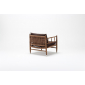 Кресло деревянное плетеное с подушками Tagliamento Zuma каштан, искусственный ротанг, олефин Фото 6