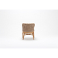 Кресло деревянное плетеное с подушкой Tagliamento Fungo каштан, искусственный ротанг, олефин Фото 6