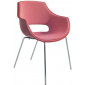 Кресло пластиковое с обивкой PAPATYA Opal-ML Pro Soft сталь, стеклопластик, ткань Фото 1