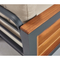 Комплект мягкой мебели Tagliamento Larix алюминий, ироко, олефин Фото 8
