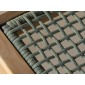 Шезлонг-лежак деревянный плетеный RosaDesign Dakota тик, алюминий, роуп натуральный, пустынный микс Фото 6