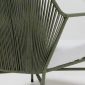 Кресло плетеное с подушками RosaDesign Amalfi алюминий, роуп, олефин пустынный микс, белый Фото 12
