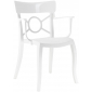 Кресло пластиковое PAPATYA Opera-K стеклопластик, поликарбонат белый Фото 1