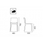 Комплект пластиковых стульев PAPATYA Joy-S Set 4 стеклопластик тортора Фото 2