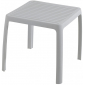 Столик пластиковый для шезлонга PAPATYA Wave Side Table стеклопластик белый Фото 1