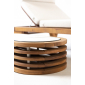 Столик деревянный кофейный WArt Spain ироко, HPL натуральный Фото 6