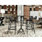 Комплект пластиковой барной мебели Siesta Contract Sky Folding Bar 60 Air сталь, стеклопластик черный Фото 4
