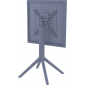 Комплект пластиковой мебели Siesta Contract Sky Folding 60 Pro сталь, стеклопластик темно-серый Фото 12
