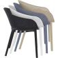 Комплект пластиковой мебели Siesta Contract Sky Folding 60 Pro сталь, стеклопластик темно-серый Фото 18