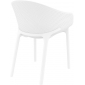 Комплект пластиковой мебели Siesta Contract Sky сталь, стеклопластик белый Фото 11
