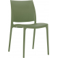 Комплект пластиковых стульев Siesta Contract Maya Set 2 пластик оливковый Фото 6