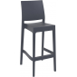 Комплект пластиковых барных стульев Siesta Contract Maya Bar 75 Set 2 стеклопластик темно-серый Фото 7