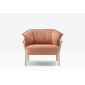 Кресло деревянное с подушкой PEDRALI Lamorisse Lounge ясень, ткань Фото 5
