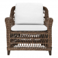 Кресло плетеное с подушками JANUS et Cie Arbor Alta алюминий, искусственный ротанг, акрил коричневый Фото 3