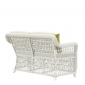 Диван двухместный плетеный с подушками JANUS et Cie Arbor Alta алюминий, искусственный ротанг, акрил белый Фото 3