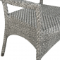 Кресло плетеное JANUS et Cie Amari алюминий, искусственный ротанг дымчатый Фото 7