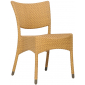 Стул плетеный JANUS et Cie Amari алюминий, искусственный ротанг карамельный Фото 1