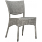 Стул плетеный JANUS et Cie Amari алюминий, искусственный ротанг дымчатый Фото 1