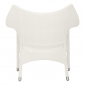 Кресло лаунж плетеное JANUS et Cie Amari алюминий, искусственный ротанг известняковый Фото 5