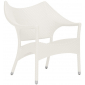 Кресло лаунж плетеное JANUS et Cie Amari алюминий, искусственный ротанг известняковый Фото 1