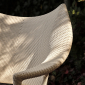 Кресло лаунж плетеное JANUS et Cie Amari алюминий, искусственный ротанг известняковый Фото 10