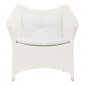 Кресло лаунж плетеное JANUS et Cie Amari алюминий, искусственный ротанг известняковый Фото 6