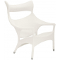 Кресло лаунж плетеное JANUS et Cie Amari алюминий, искусственный ротанг известняковый Фото 1