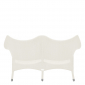 Диван двухместный плетеный JANUS et Cie Amari алюминий, искусственный ротанг известняковый Фото 3