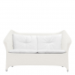 Диван двухместный плетеный JANUS et Cie Amari алюминий, искусственный ротанг известняковый Фото 5