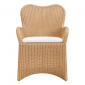 Кресло плетеное с подушкой JANUS et Cie Butterfly II алюминий, искусственный ротанг, акрил кленовый Фото 3