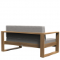 Диван двухместный с подушками JANUS et Cie Matisse Teak тик, акрил натуральный Фото 5