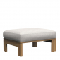 Пуф деревянный с подушкой JANUS et Cie Matisse Teak тик, акрил натуральный Фото 3