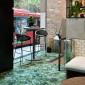 Кресло барное плетеное JANUS et Cie Gigi II сталь, алюминий, искусственный ротанг черный, ява Фото 8