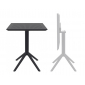 Комплект пластиковых складных столов Siesta Contract Sky Folding Table 60 Set 4 сталь, пластик черный Фото 4