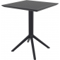 Комплект пластиковых складных столов Siesta Contract Sky Folding Table 60 Set 4 сталь, пластик черный Фото 5